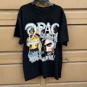 2Pac Shakur (Tupac) Rap T-Shirt Vintage-Inspired 1996 Makaveli Size L-XL
